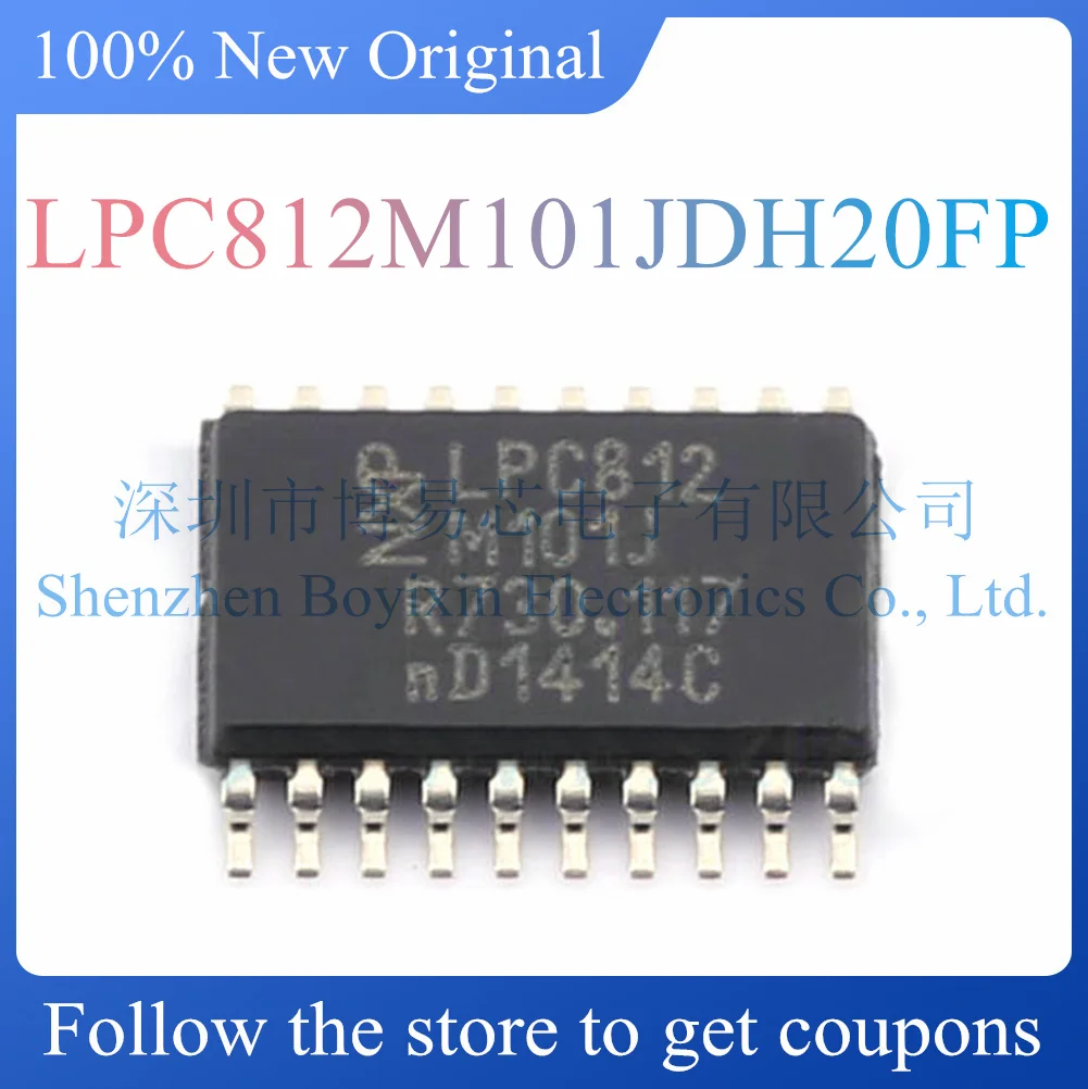 

NEW LPC812M101JDH20FP.Original genuine microcontroller chip. Package TSSOP-20