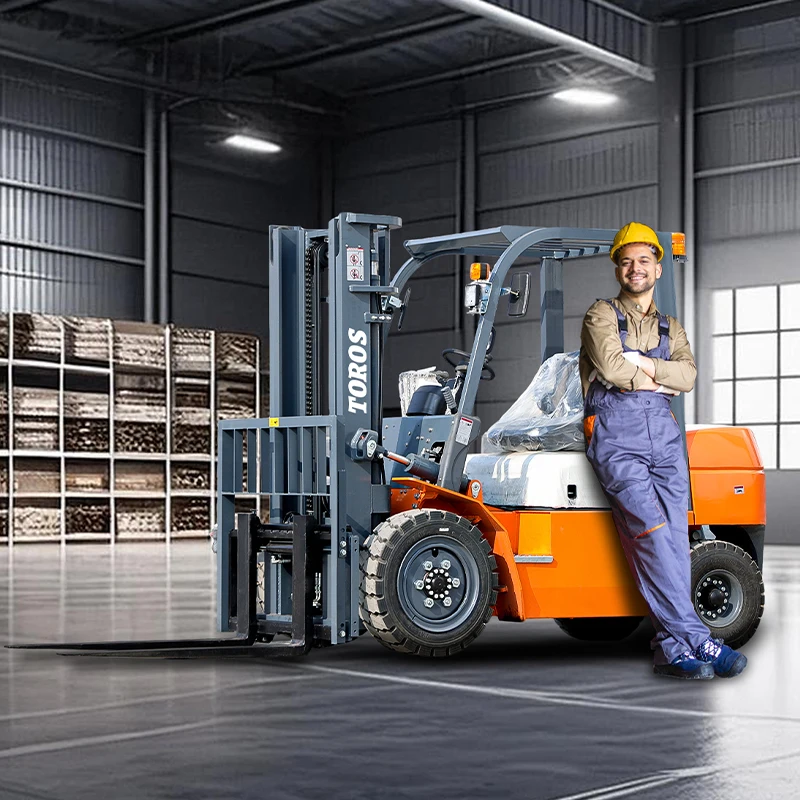 Hydraulic Forklift 2.5ton 3 Ton 5 Ton Electric/Diesel 3.5T 4WD Rough Terrain