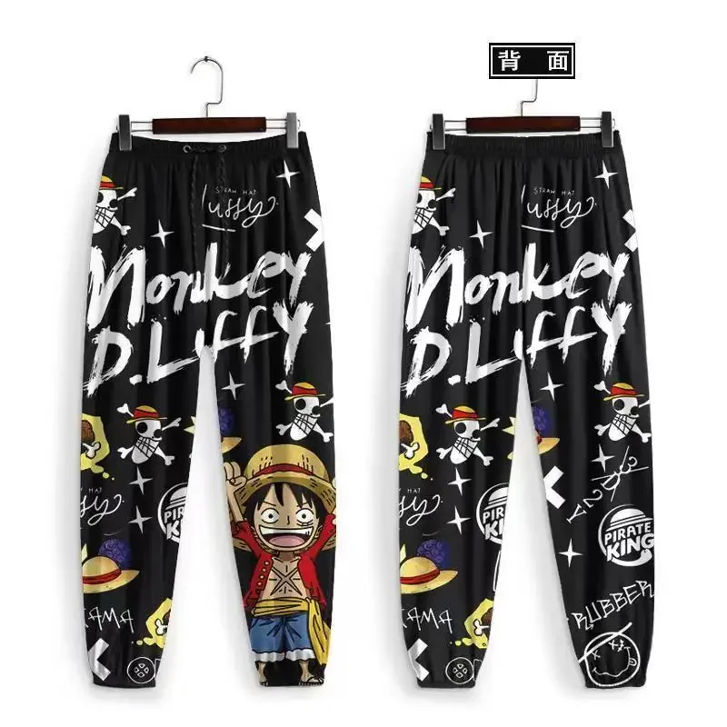 One Piece Anime Fleece Sweatpants – Unisex Casual Joggers for Autumn & Winter