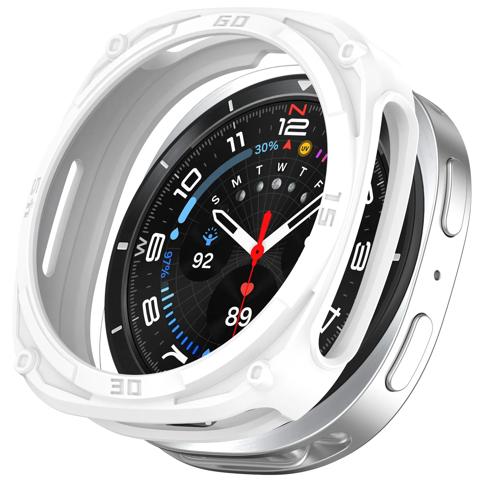 TPU Skeleton Mecha Armor Protective Watch Case Suit (Half-Pack)