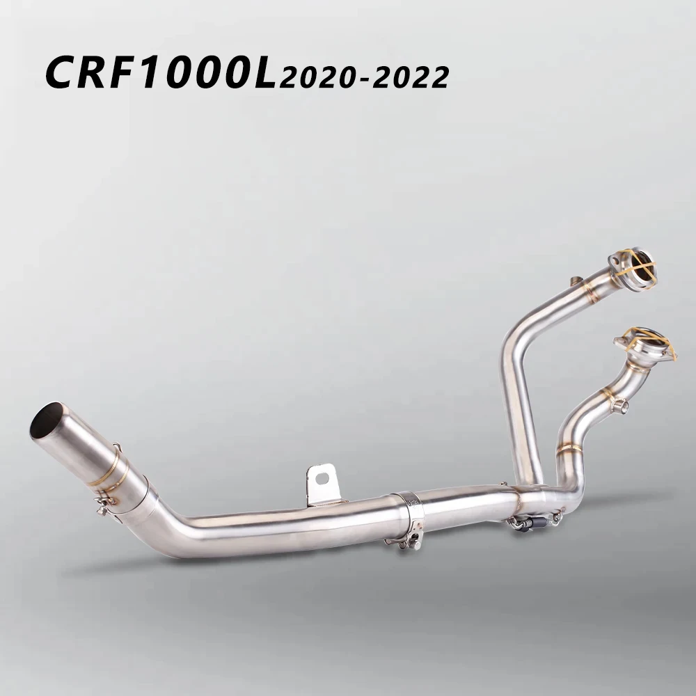 

For CRF1100L AFRICA TWIN 2020-2022 CRF1100L Motorcycle Exhaust Escape Modified Front Link Pipe Connect 51mm Muffler Slip On