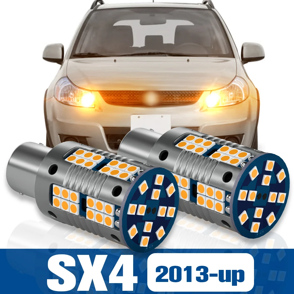 

2pcs LED Turn Signal Light Blub Lamp Accessories Canbus For Suzuki SX4 2013 2014 2015 2016 2017 2018 2019 2020 2021