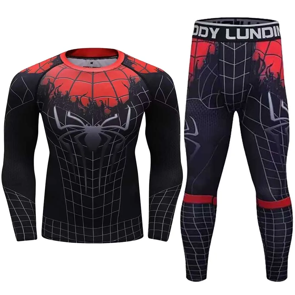 

Cody Lundin Men's Sublimation Sportswear MMA jiu jitsu BJJ Rashguard Set Boxing Grappling Jersey Fitness Training Track Suits