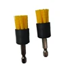 4 Pack Drill Brush Attachment Set Yellow Plastic For Cordless Drill Tile & Grout Drill Brush Set 3