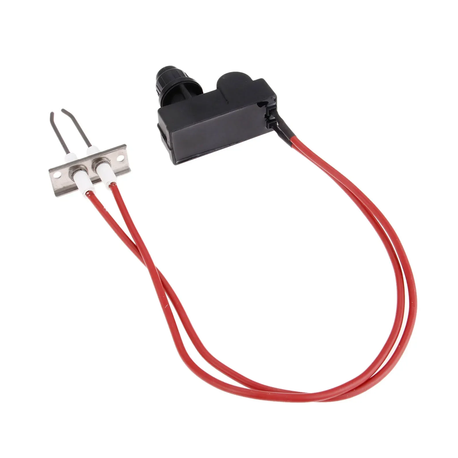 1Pc Double Ignition Kit Electronic Igniter with High Spark Plug Wire Length 450mm Each for Grill/ Heater/ Water Heater Gas Equip
