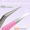 Wholesale Anti-static DIY Eyelash Tweezers with Ergonomic Design for Precise Grip Waterproof High-elasticity Lashes Makeup Tools 5