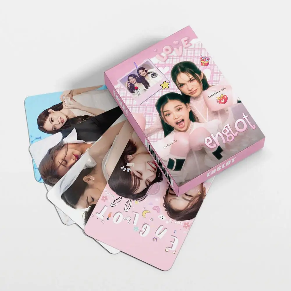30개/세트 홀로그램 태국 미인 대회 스타 로모 카드 - 엔가 & 샬롯 아이돌 엔글롯 포토 팬 선물
