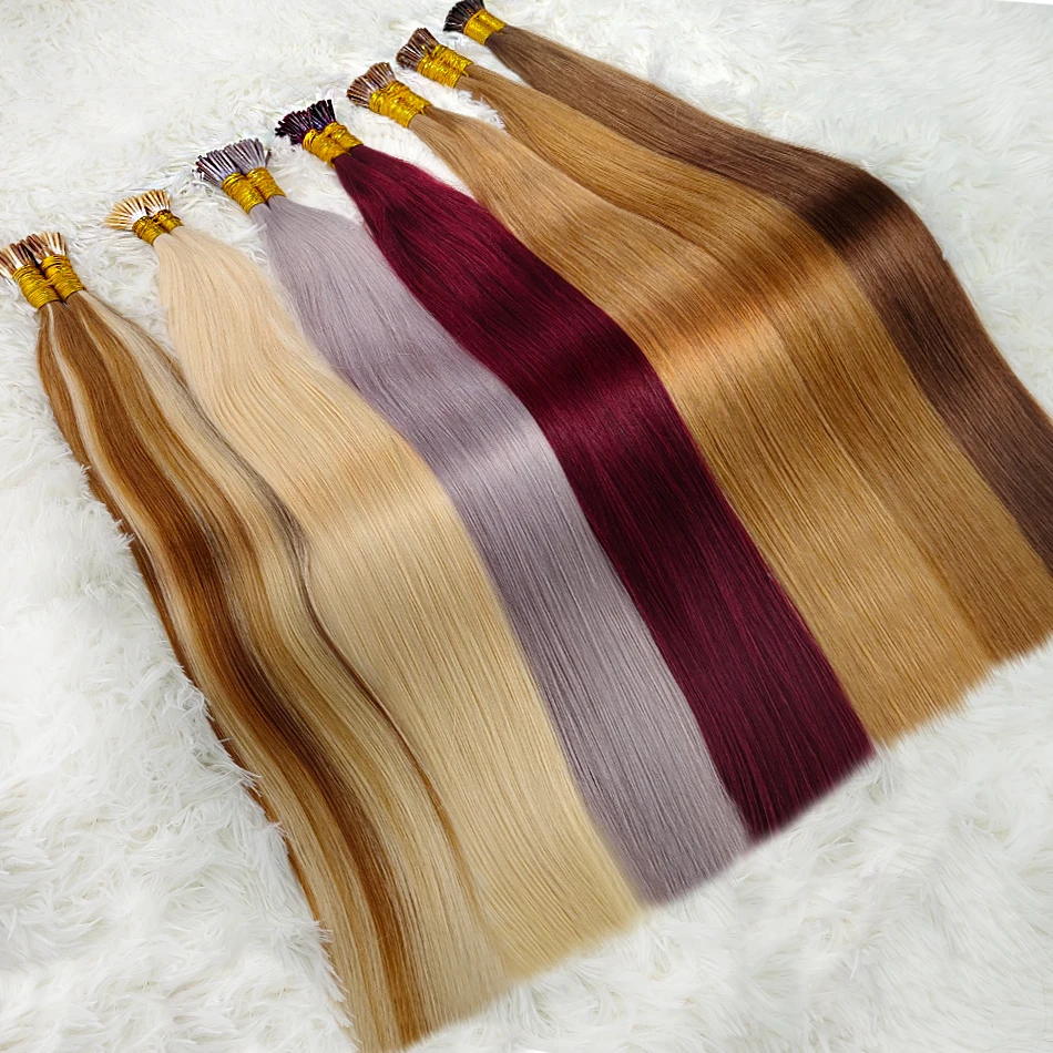 Straight ITip Human Hair Extension Addbeauty Brazilian Remy Human Hair Keratin 100% Natural Capsule On Extensions for Women hair extensions