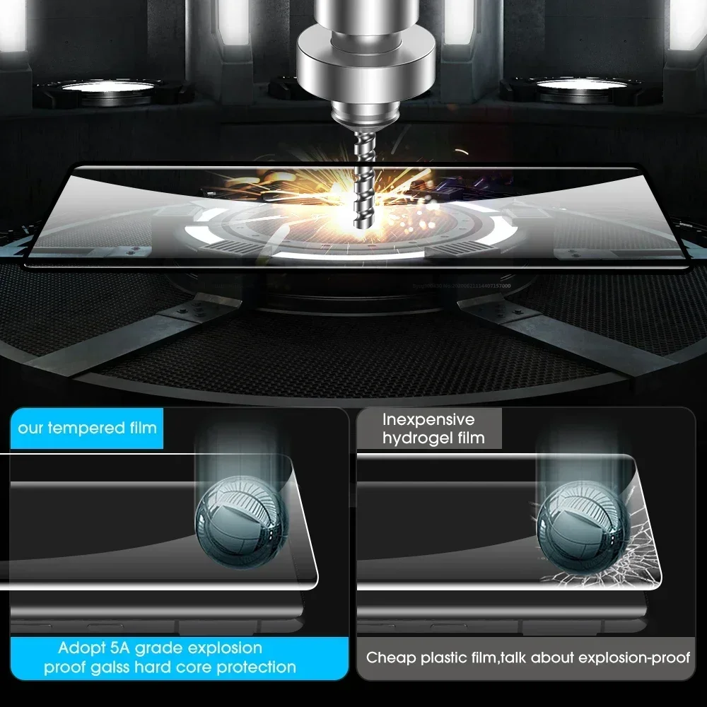 Fingerprint Unlock Tempered Glass Screen Protector - Enhanced Protective Film