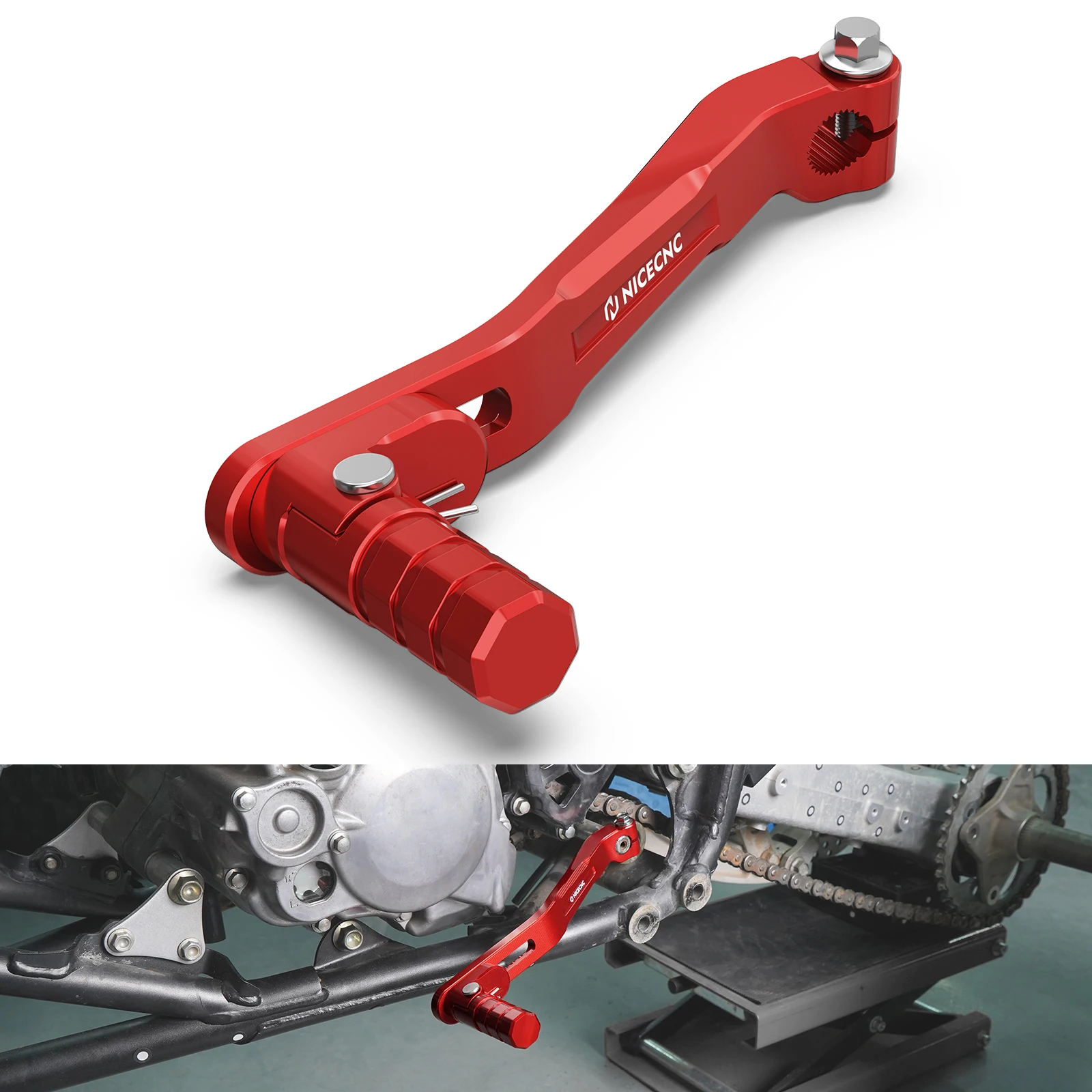 

ATV для Honda складной рычаг переключения передач TRX450R TRX450ER 2006-2009 ЗАМЕНЯЕТ OEM 24700-HP1-305 6061-T6 Алюминиевые ATV Аксессуары