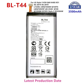 Original BL-T44 3500mAh Replacement Battery For LG Stylo 5 K50 Q60 K40S K51 X6-2019 X6 2019 Mobile phone Batteries