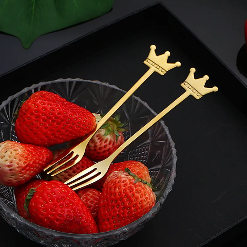 Upspirit Creative Long Handled Stainless Steel Coffee Spoon Stirring Ice Cream D