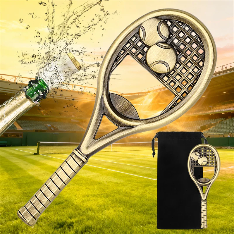 Kreativer Flaschenöffner für Tennisschläger, Sportstil, Bieröffner für Hochzeit, Party, Club, Alltag, Outdoor, Camping, Sport, Event, Souvenir – Detail 1