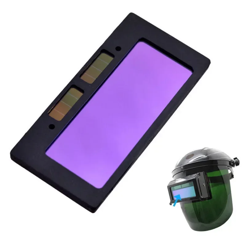 4-1/4 X 2-Inch Solar Auto Darkening Welding Lens Helmet Filter Shade 3-11 Cover DIN3 Lighting DIN11 (10) Dark State