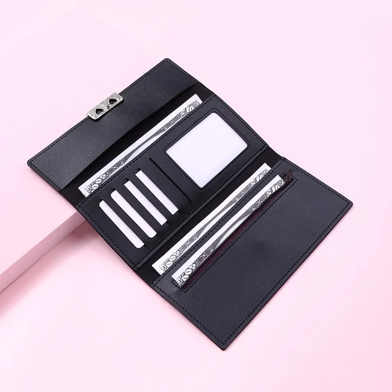 Fashion Women Leather Wallet Hasp Purse Clutch