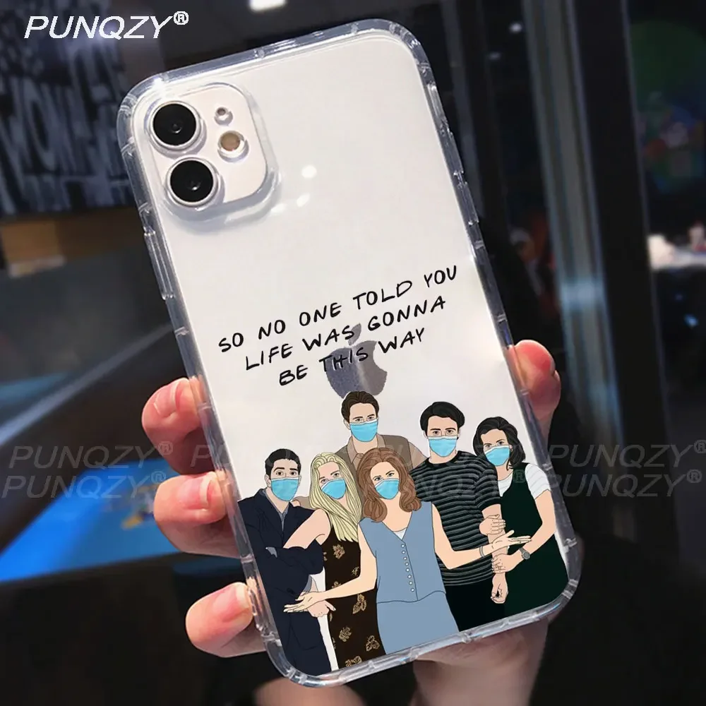 Friends TV Show Phone Case For iPhone 16 15 14 13 12 11 Pro Max 8 7 Plus SE X XS XR TPU Silicone Cover — view 2