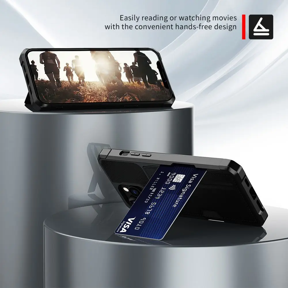 Leather Wallet Case for iPhone 16 15 14 13 12 11 Pro Max Plus Cover Magnetic for Car Bracket Soft Shockproof 16Pro Shell Fundas_voghion.com
