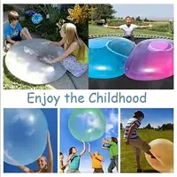 Bubble Ball, Giant Elastic Water-filled Ball TPR Interactive Swimming Pools Toy Water Filled Ball Water Balloons for Beach 1