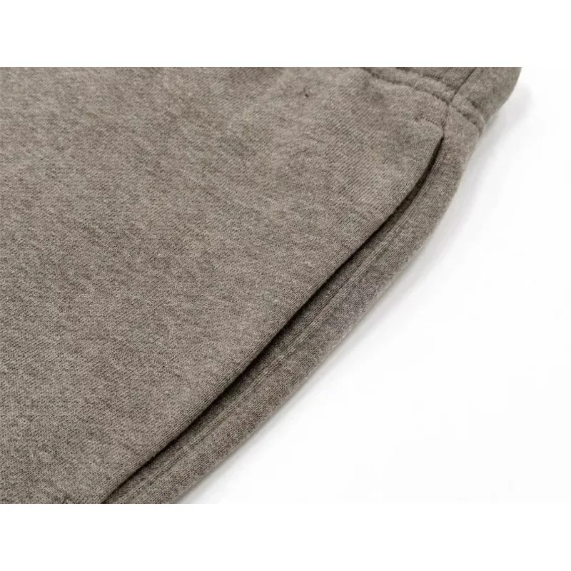 Men's Sports Leg Binding Pants Classic Brand Metallic Silicone Letter Logo Pants High Street Couple Loose Pants Hoodies Set view 5