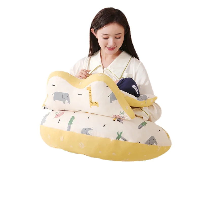 Zl Breastfeed Pillow Feeding Artifact Pillow Cushion Waist Support Chair Anti-Vomiting Baby Products Pillow jewelry soft decoration triangle sofa ins pillow cotton car waist pillow cushion pillow waist pillow decoration home letter
