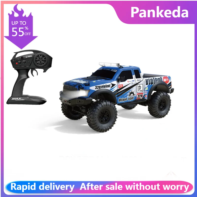 Hb Zp1009 1/10 Rc Car 2.4G 4Wd Rc Rally Car Controllo Proporzionale Retro Vehicle Led Light Rtr Modello 1/2 Batteria Giocattoli Da Esterno