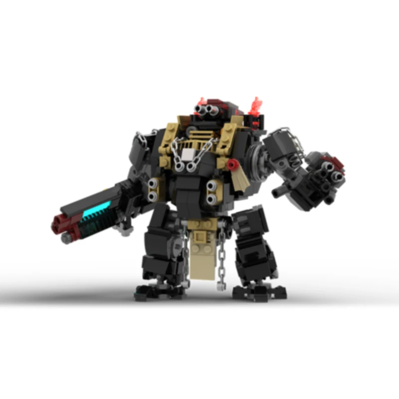 Model Building Moc Bricks Hammer Battle Mech Collection Technology Blocks Gift Modular Christmas Toys DIY Sets