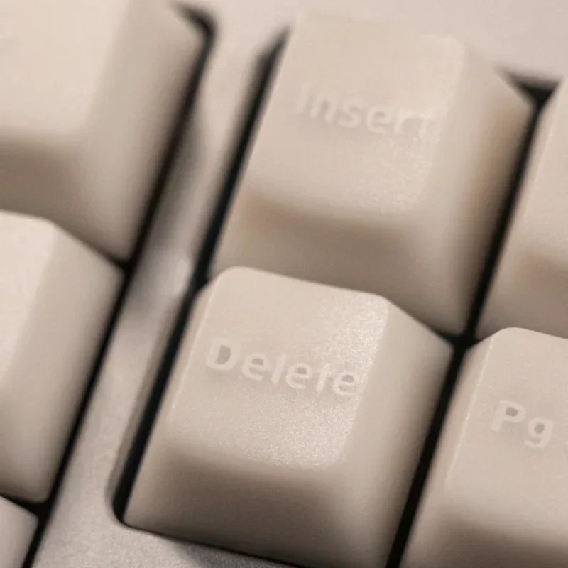 Echome-conjunto de Tema de Mármore Branco Pbt Sublimação de Corante Tampa do Teclado Translúcido Perfil Cereja para Teclado Mecânico - Imagem 5
