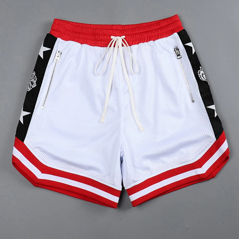 

Men's Casual Shorts Summer New Running Fitness Fast-drying Trend Short Pants Loose Basketball Training Breathable Mesh Shorts