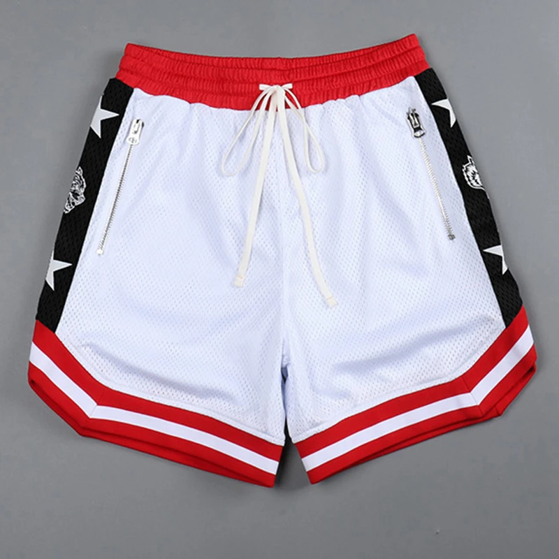 Men's Casual Shorts Summer New Running Fitness Fast-drying Trend Short Pants Loose Basketball Training Breathable Mesh Shorts maamgic sweat shorts