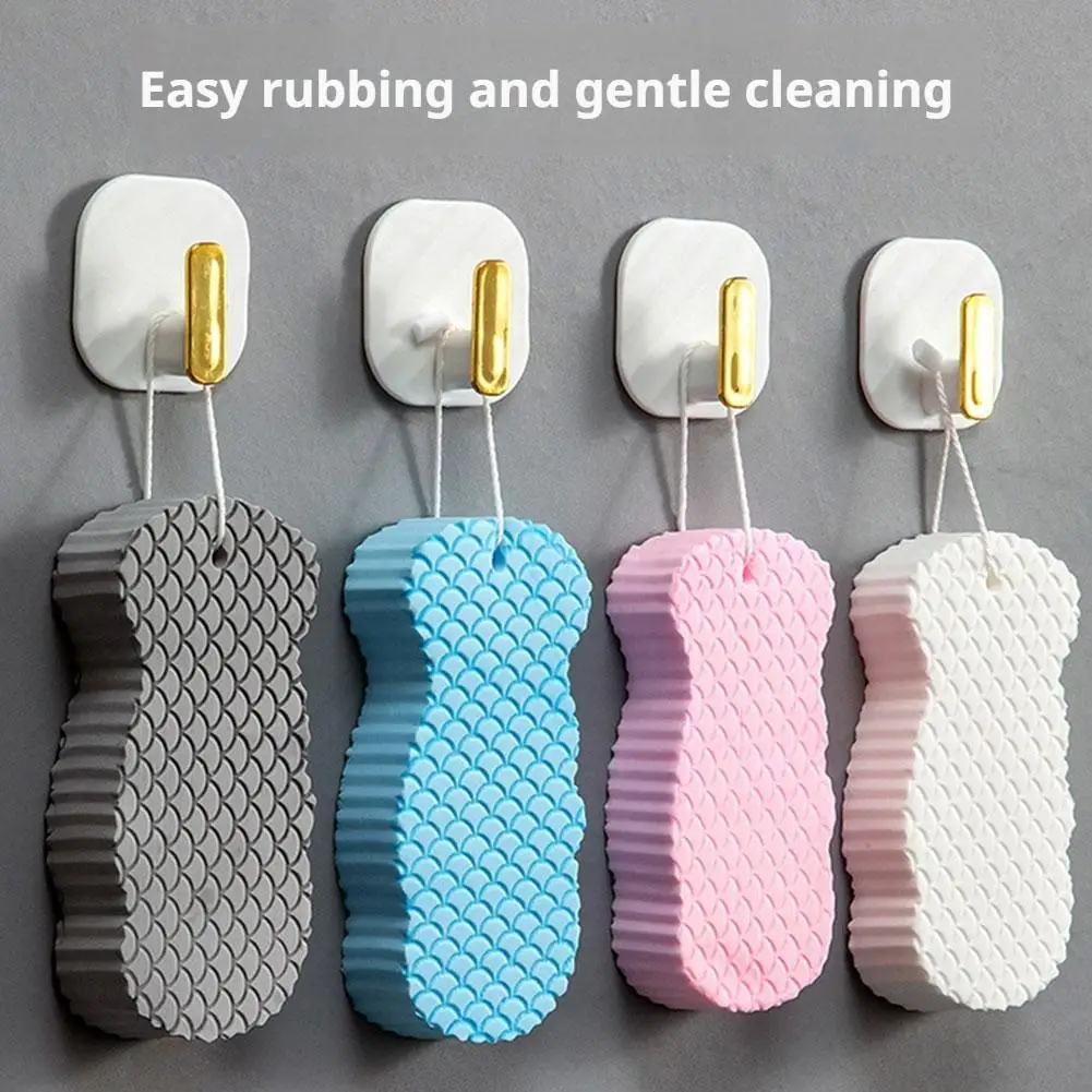 رعاية لطيفة للبشرة مناسبة للأطفال، إسفنجة حمام مجس...