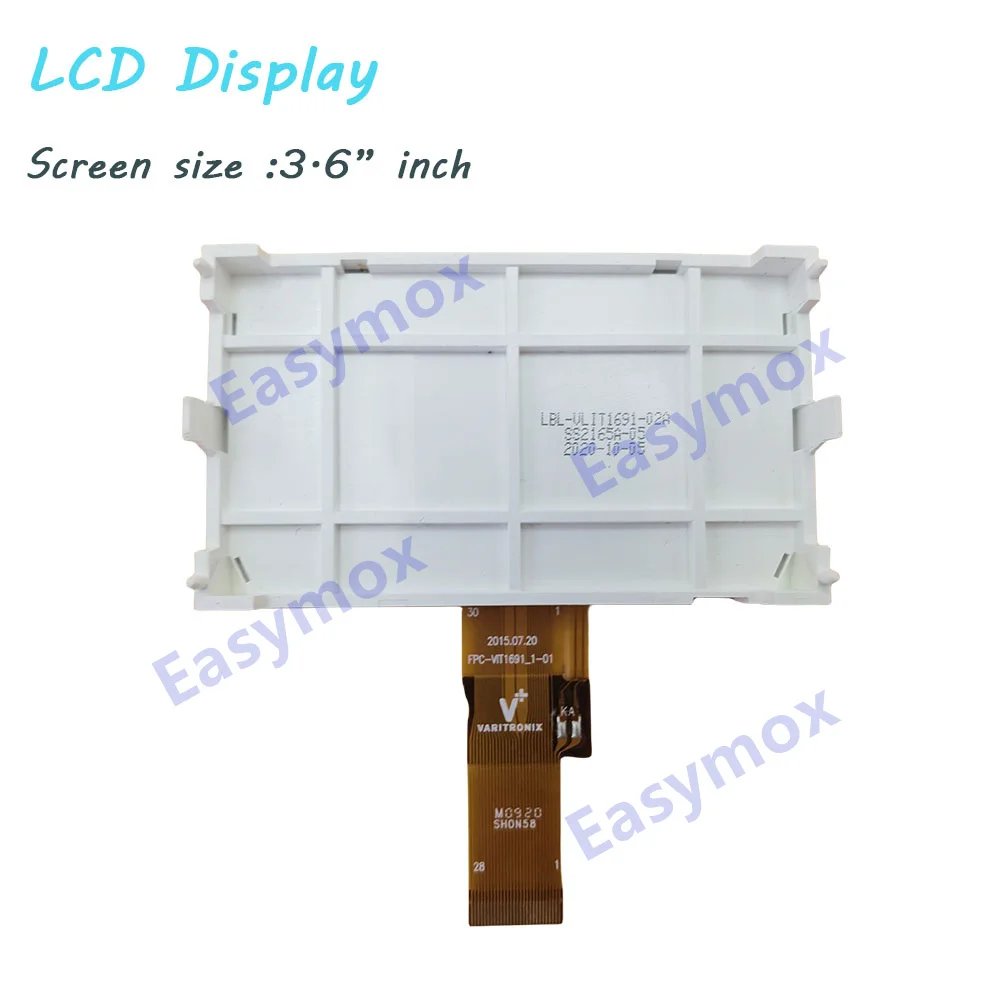 LBL-VLIT1691-02A 3.6 Inch TFT LCD Display for Motorbike Motorcycle Motor Speedometer Instrument Cluster Screen Replacement