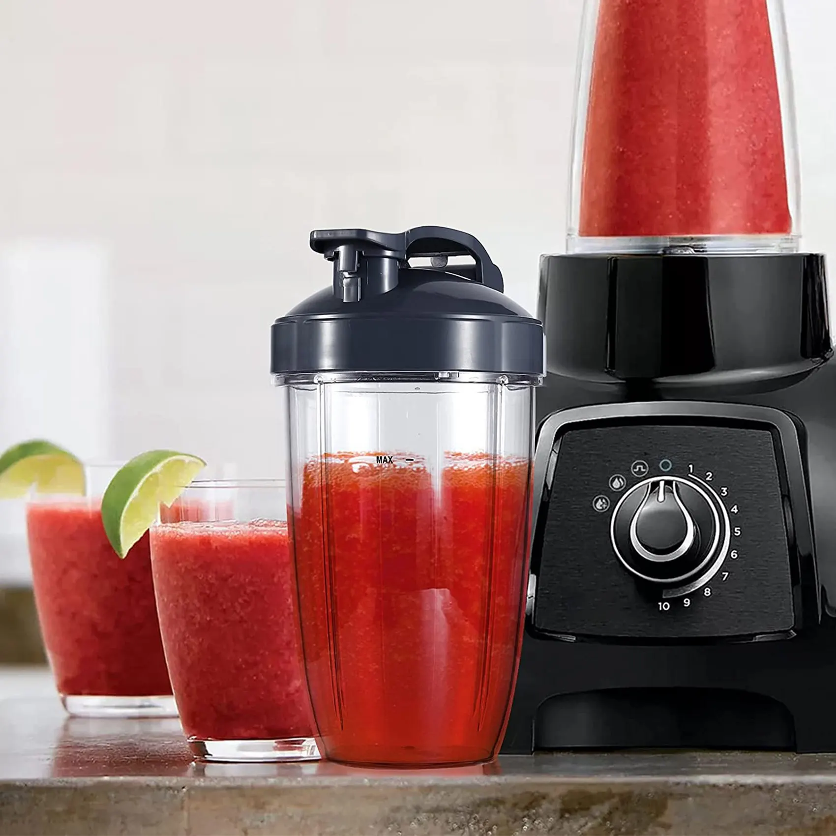 Food Blender Commercial Blender Blender Replacement Parts For NutriBullet Blenders 600W/900W/PRO-Extractor Blade & 32Oz Huge Cups & 24Oz Huge Cups