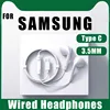 Original Type C Wired Earphones For Samsung Galaxy S25 S24 S23 S22 S21 Ultra Plus 3.5mm In-ear Earbuds HD Microphone Headphones 1