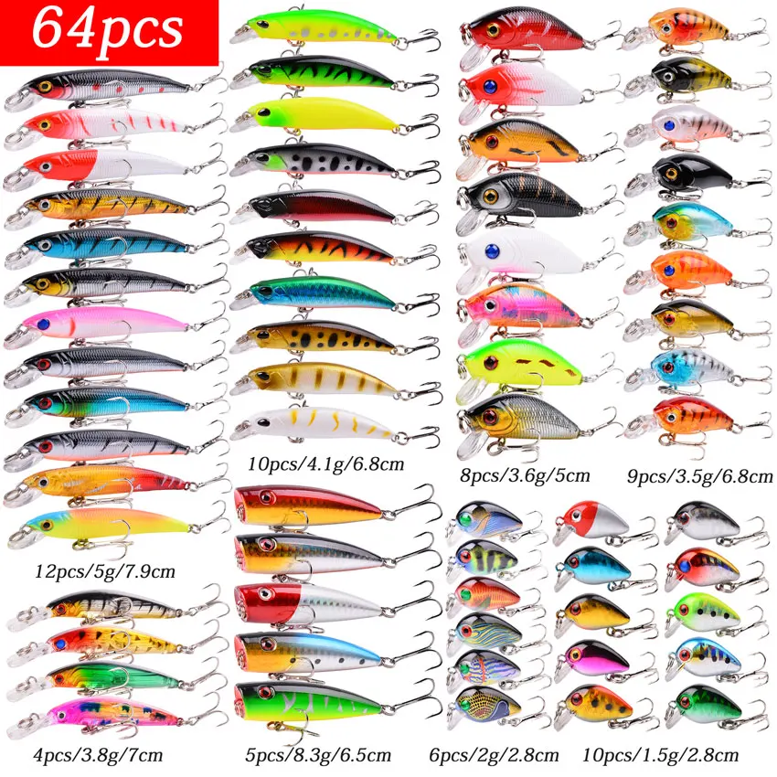 

Aorace Fishing Lure Set Fishing Hard Bait Mini Minnow Floating Swing Crankbait Crazy Wobblers Artificial Bionic Crank Lures