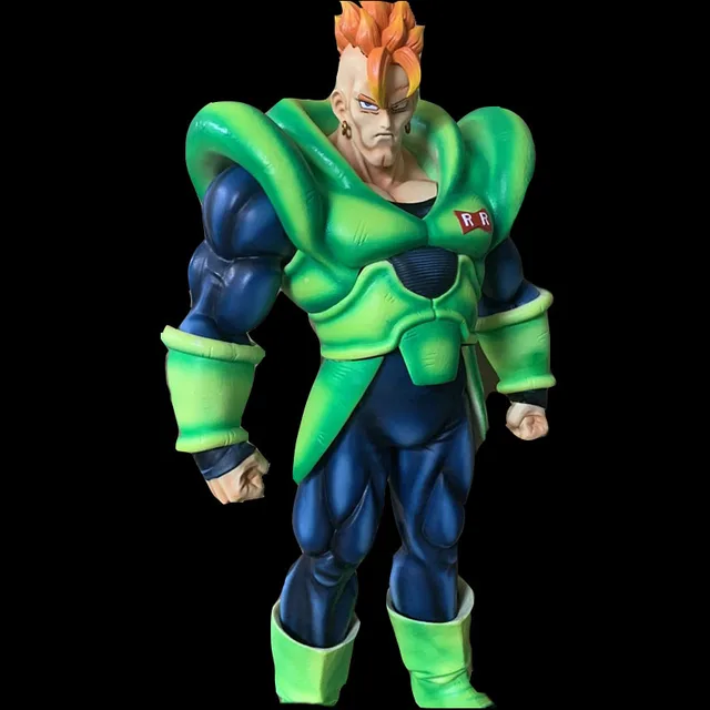 Anime Dragon Ball Z Figures ANDROID 16 Dr.gero Cell Ornaments Action Figure 40Cm Collection Statue Model Toys Gifts 2