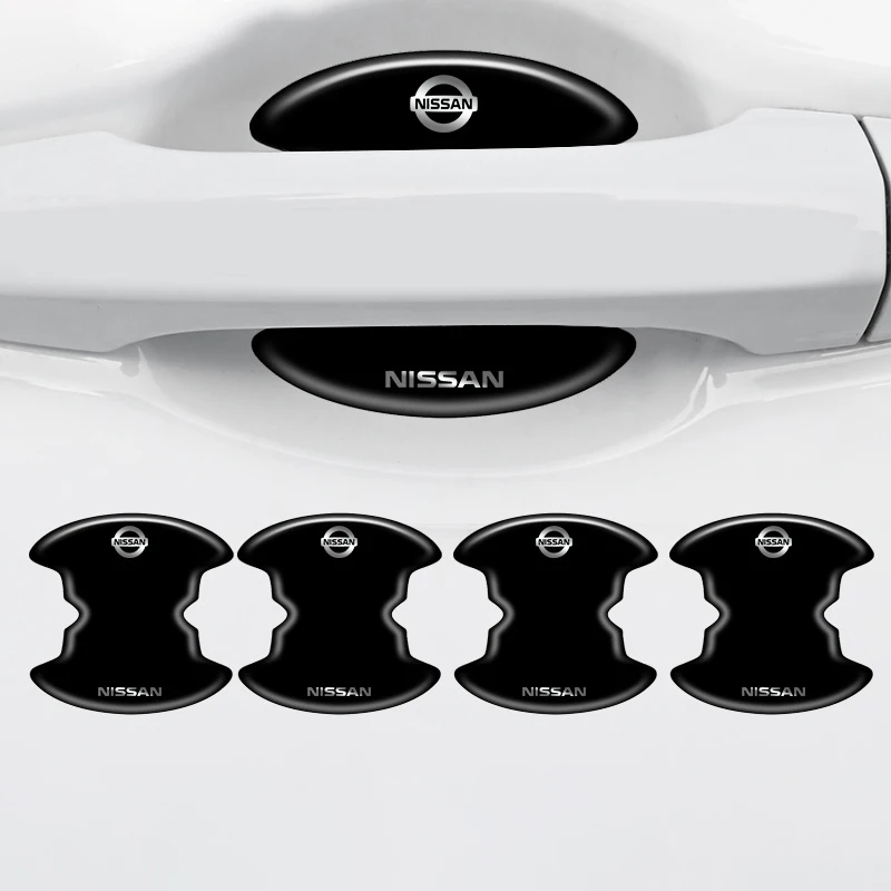 Car Door Handle Protective Anti-Scratch Stickers - 4/8 Pack