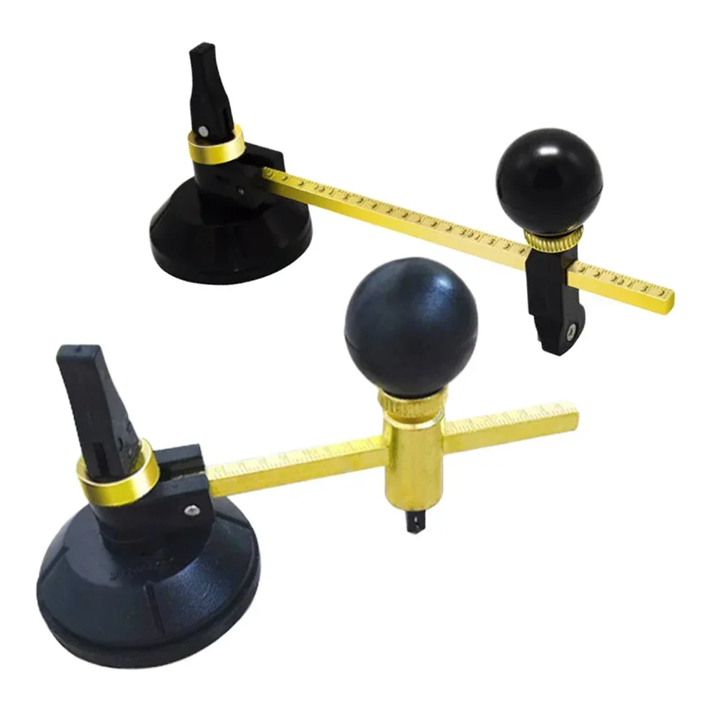 Glass Cutter Round Cutting Tool With Suction Cup Adjustment Compas Type Glass Circular Cutter Multi-Function