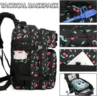 45L Tactical Backpack 3P Bag Assault Backpack Outdoor 3 Days Travel Waterproof Climbing Rucksack Camping Hiking Hunting Mochila 2
