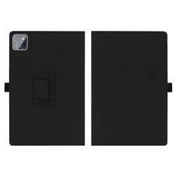 Versatile Tablet Cover with Adjustable Stand and Elastic Closure for PRITOM TAB 11 (Black)