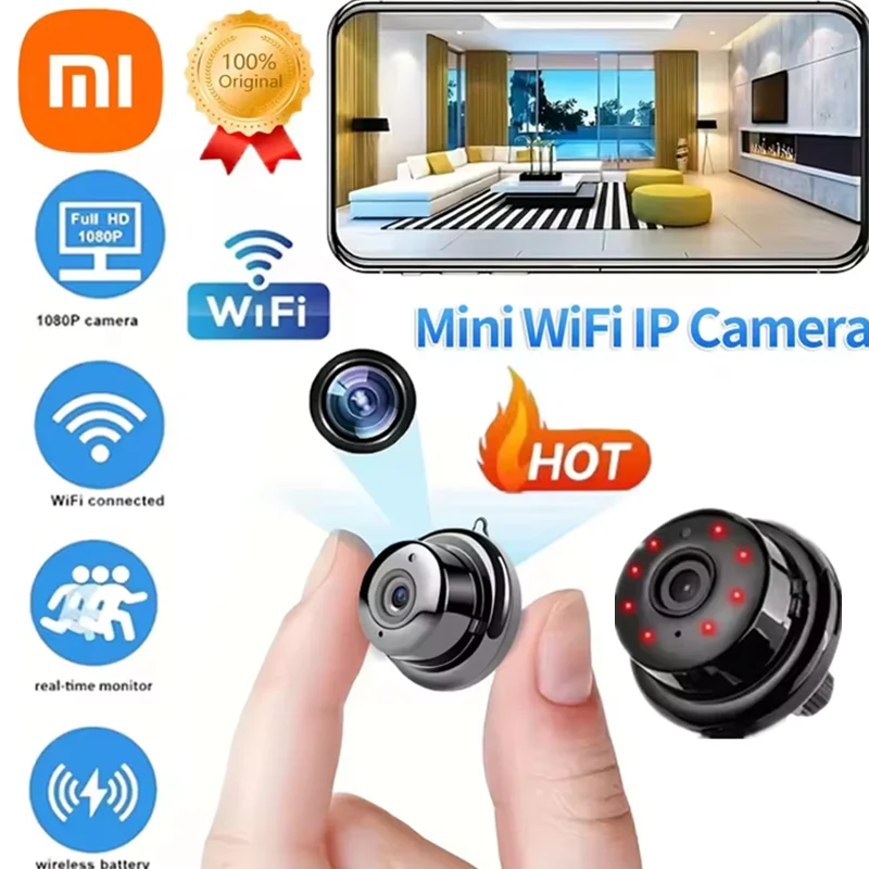 Xiaomi Wireless WiFi HD Infrared Night Vision Security Camera Home Outdoor Remote Monitoring Intelligent Detection security camera