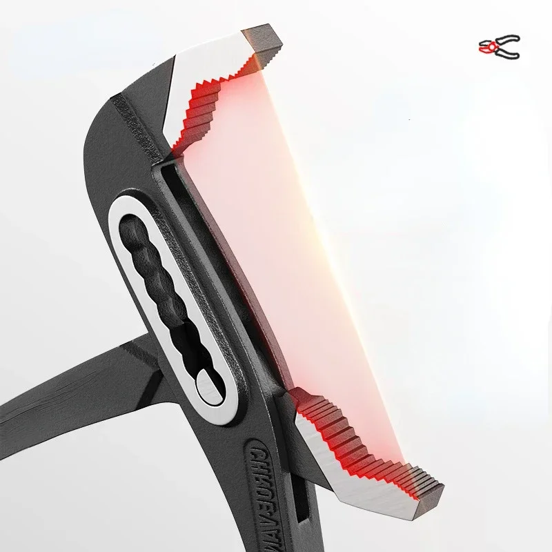 8/10'' Multipurpose Water Pump Pliers Adjustable Heavy Duty Wrenches Opening Water Pipe Clamp Hand Repair Tool for Plumber