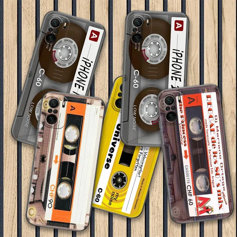 Vintage Cassette Tape Design Soft Phone Cover