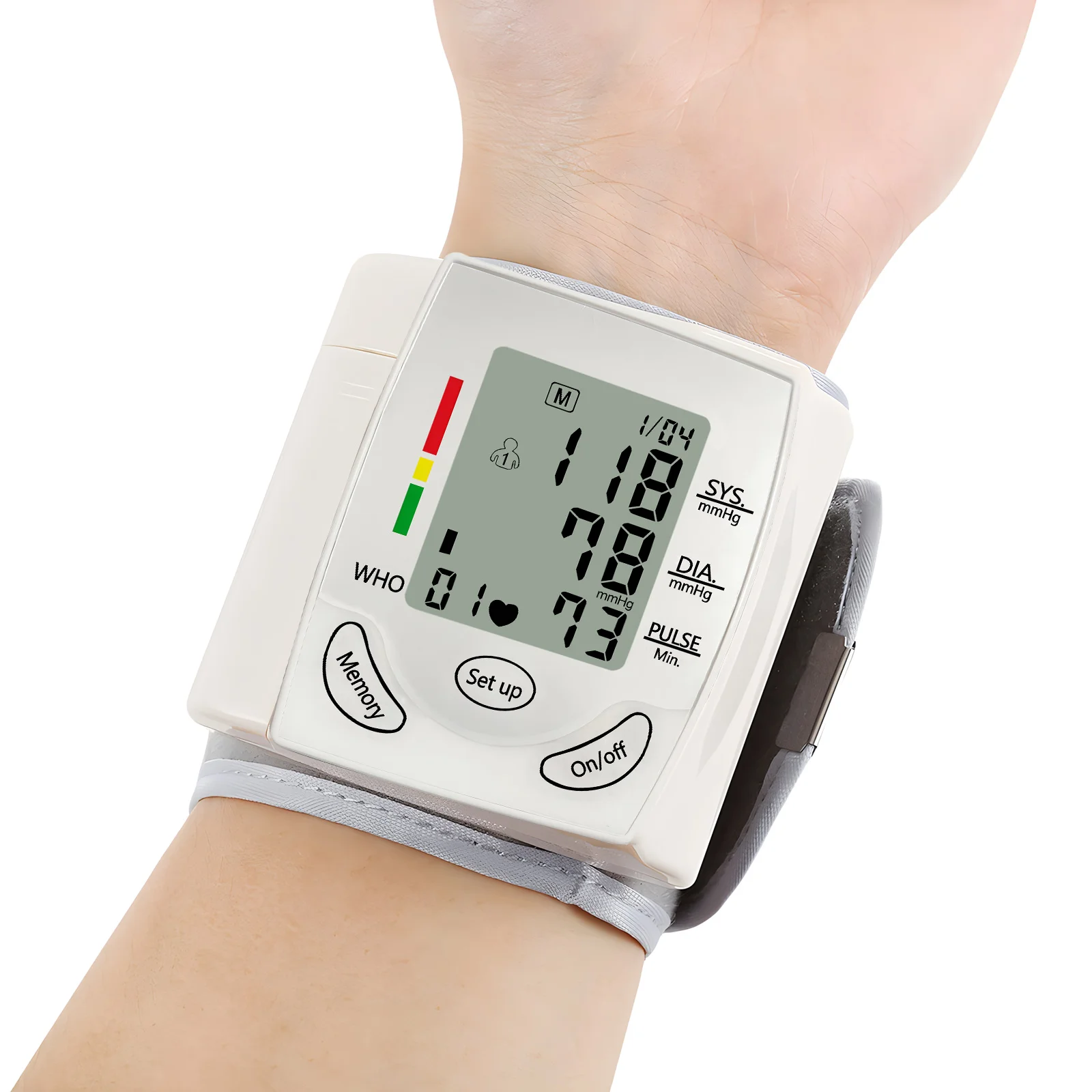 Battery Blood Pressure Machine Wrist Sphygmomanometer Digital Electronic Heart Rate BP Tensiometer Mini Portable blood pressure monitor,blood pressure meter