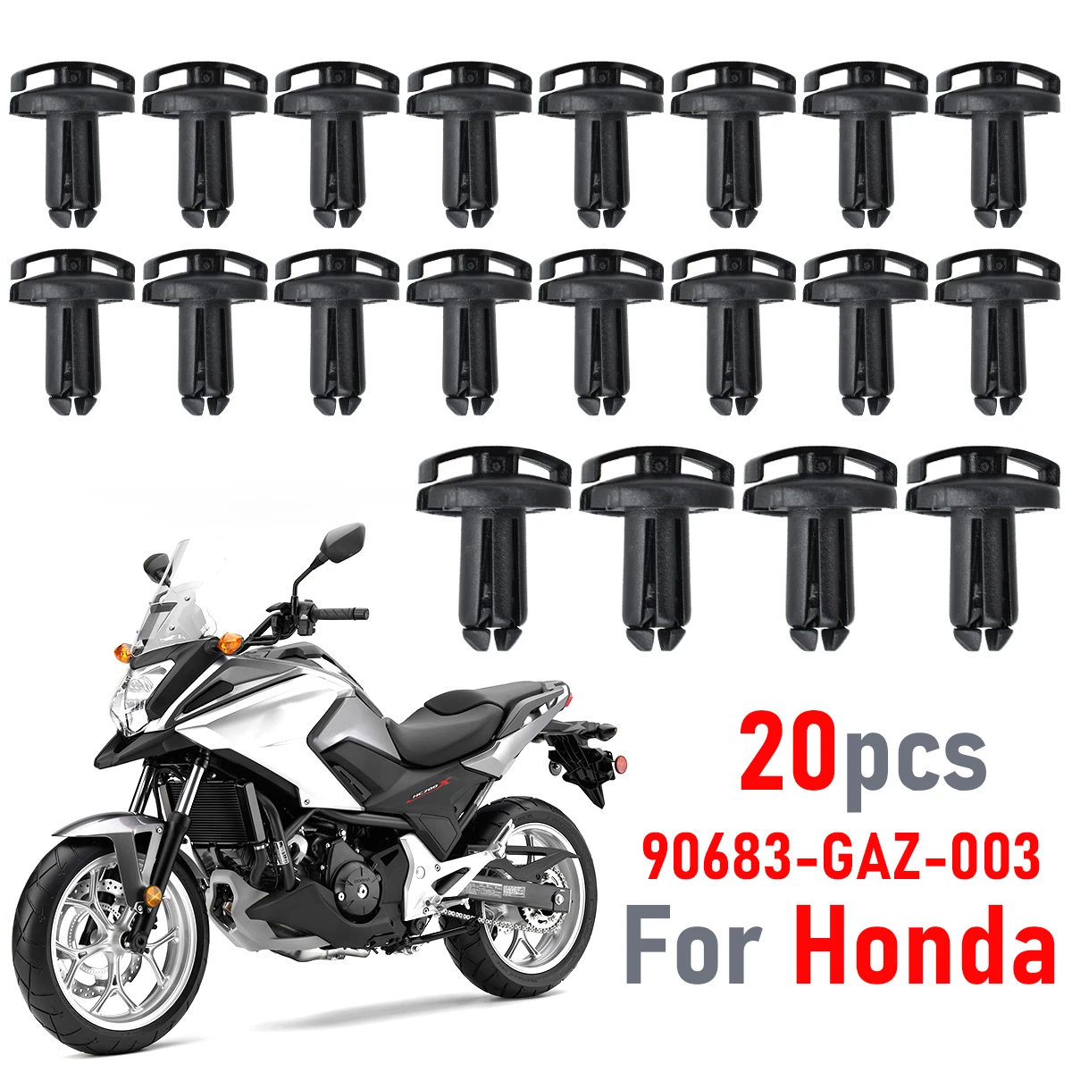 Tornillo De Plástico 20x 90683-mbw-003 Para Tornillo Honda 2 | Meses sin interés Tornillo De Plástico 20x 90683-mbw-003 Para Tornillo Honda 2 | Meses sin interés