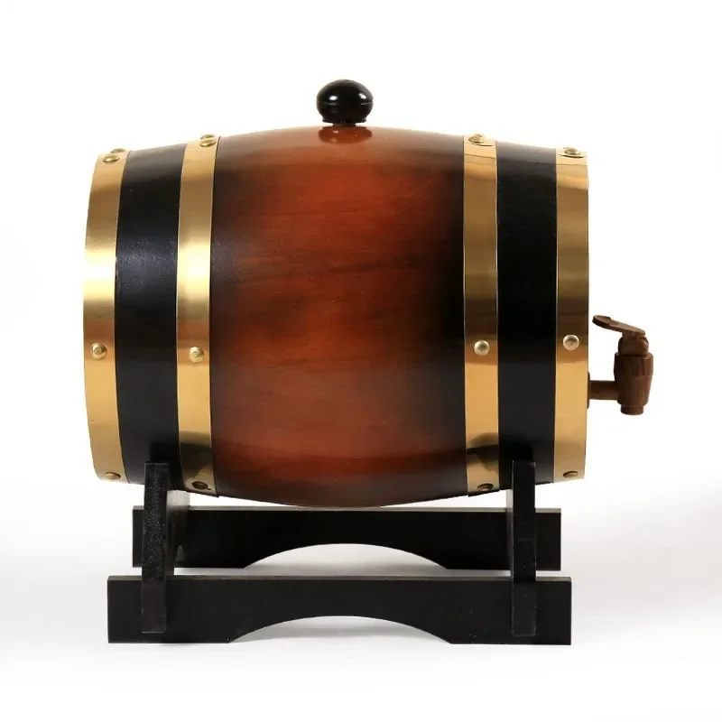 Antique Oak Barrel Household Wooden Red Wine Inner Tank Barbecue Draft Beer Storage