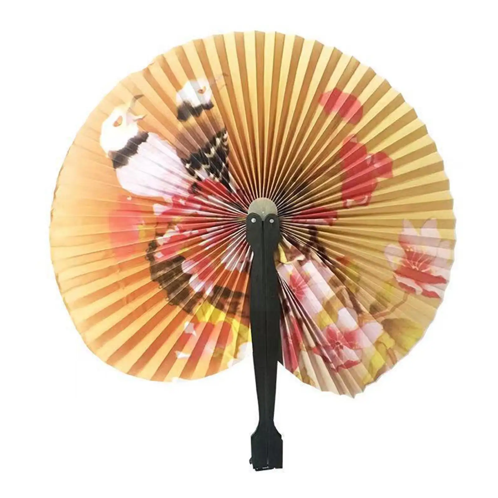 Ancient Style Folding Small Paper Fan 1pcs Random Style Paper Fan Hand Fans Held Folding Chinese Wedding Hand