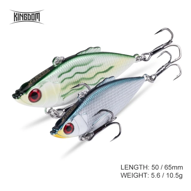 Kingdom Sinking Vibration Sinking Small Leaves VIB Swing Fishing Lures 50mm  5.6g 65mm 10.5g Crankbaits Hard Swim Baits Wobblers - AliExpress