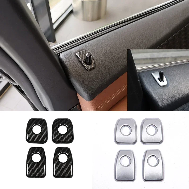 Per Bmw X5 X6 F15 F16 F85 2014-2018Year 4Pcs Abs Interni Car Door Lock Pin Pin Interruttore Pulsante Copertura Trim