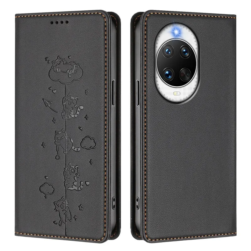 Fruity Palette Leather Wallet Case with Magnetic Anti-Theft Flip Cover