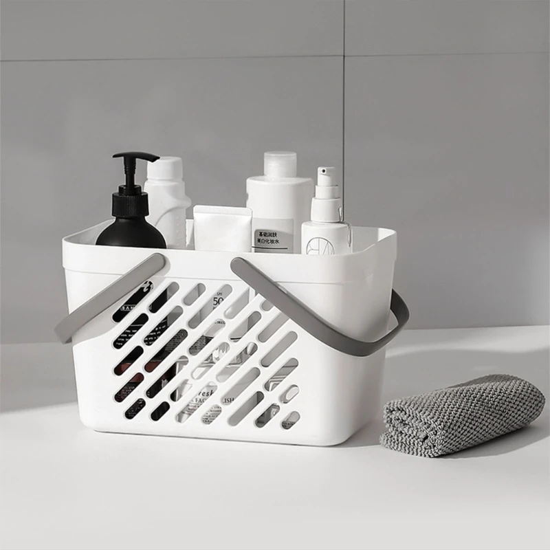 Shower Caddy Basket Portable Shower Caddy Basket Plastic Organizer Storage Tote Handles Bin Box Bathroom Kitchen Dorm Room